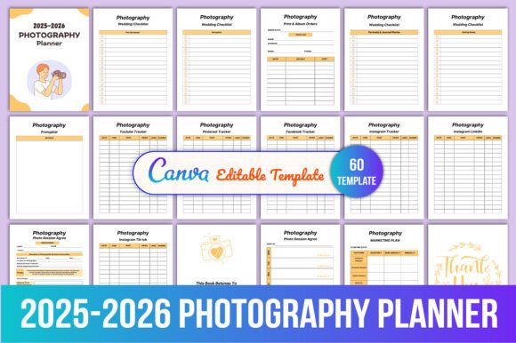 2025-2026 Photography Planner: Your All-in-One Resource for Success