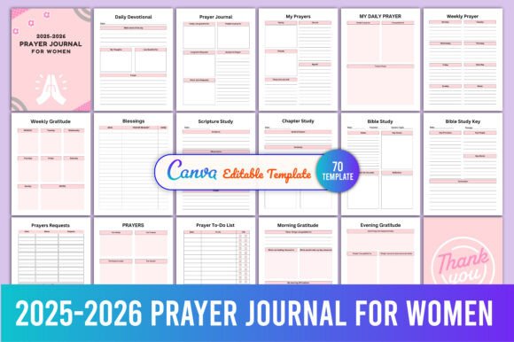 2025-2026 Prayer Journal for Women