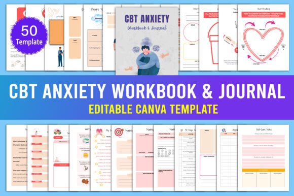 CBT Anxiety Workbook Journal: A Practical Tool for Managing Anxiety