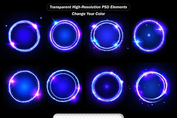 Circle with Runes Ethereal Fire Portal