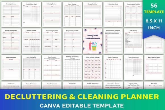 Decluttering Cleaning Planner Made Easy