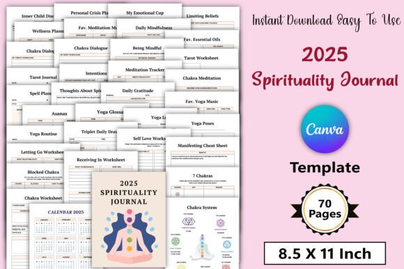 Editable 2025 Spirituality Journal
