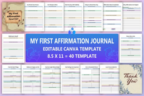 ✨ My First Affirmation Journal
