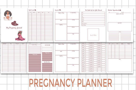 Pregnancy Planner, Pregnancy Journal