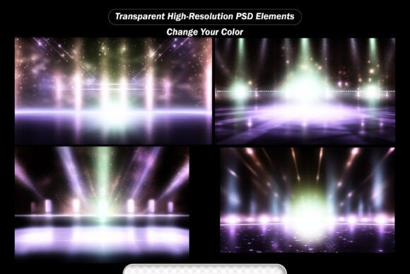 PSD Blurred Transparent Background