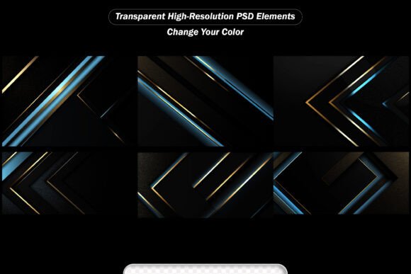 Shiny Gold Lines Diagonal Overlap Luxuri