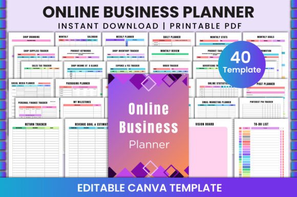 Why a Printable Online Business Planner for Canva Is a Game-Changer for Entrepreneurs and Creators